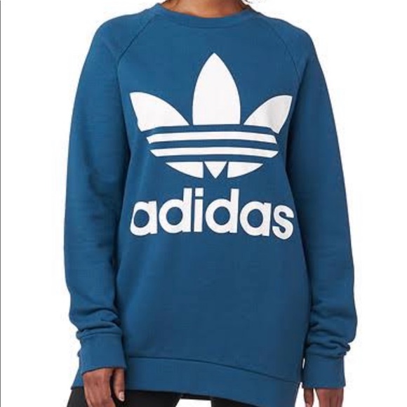 womens oversized adidas sweatshirt